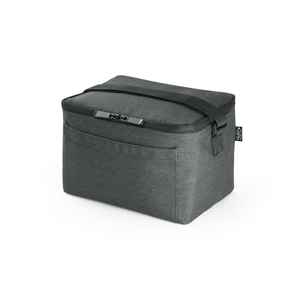 Bolsa térmica em 600D poliéster reciclado com interior forrado em PEVA 6 L