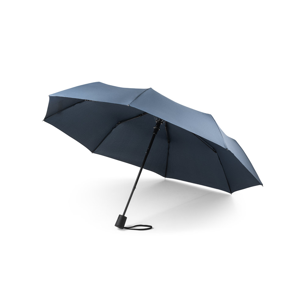 Guarda-chuva em rPET dobrável com abertura automática