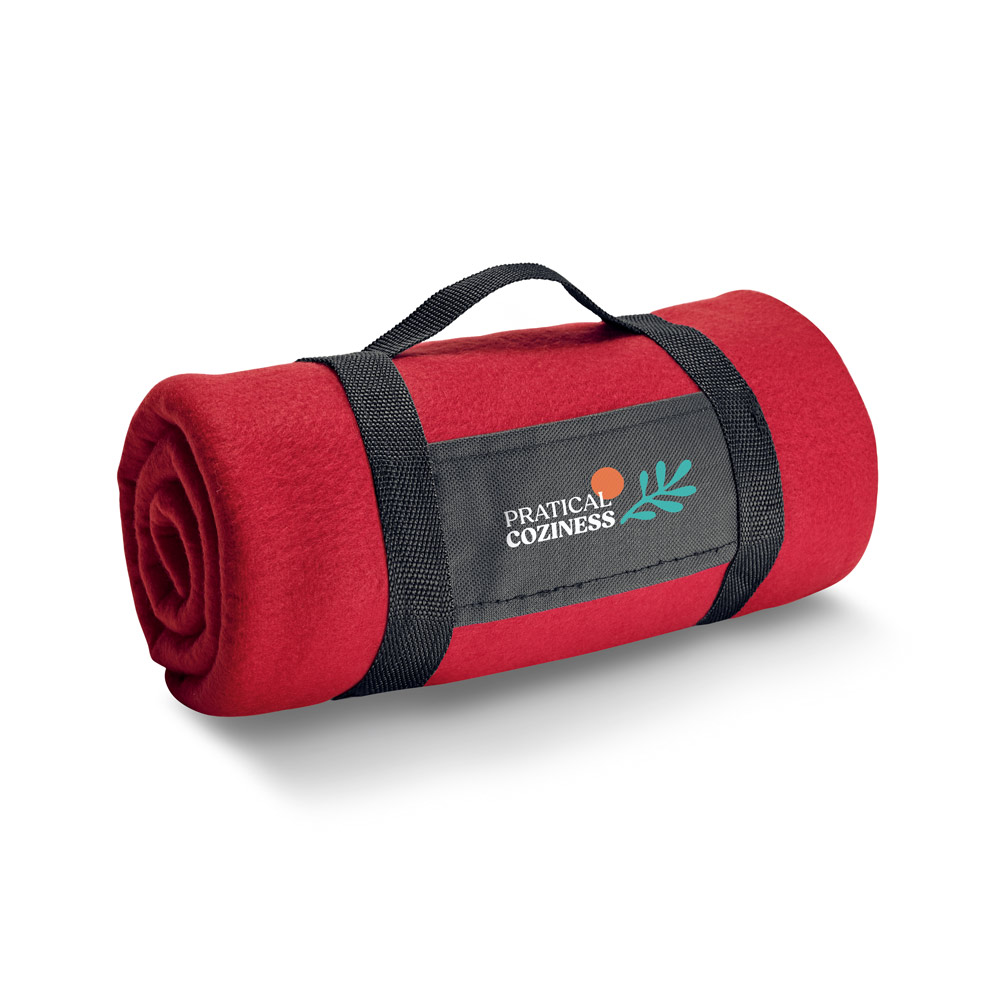 Manta polar (180 g/m²) com alça amovível