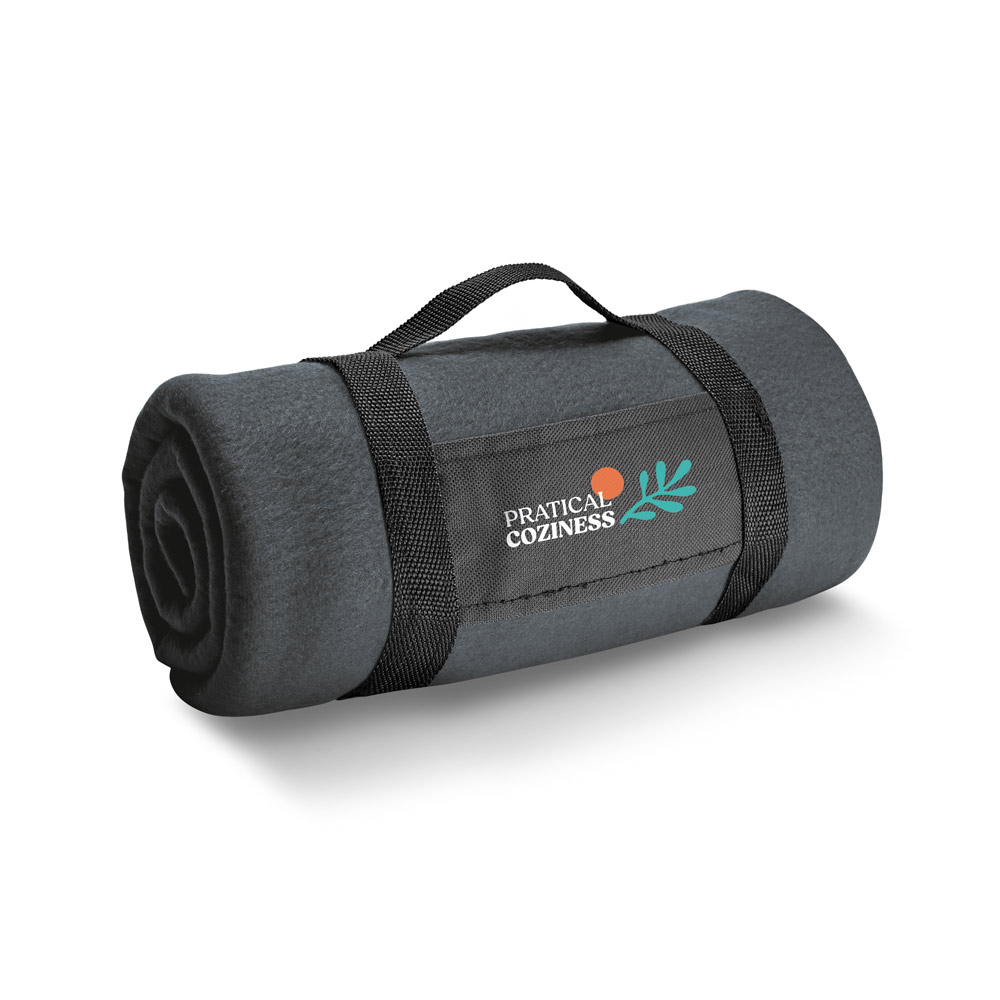 Manta polar (180 g/m²) com alça amovível