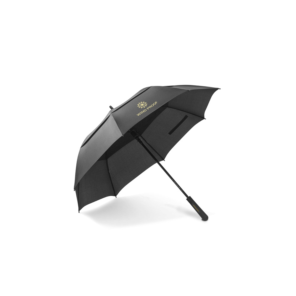 Guarda-chuva de 27'5'' em poliéster 100% reciclado pongee 190T com abertura automática