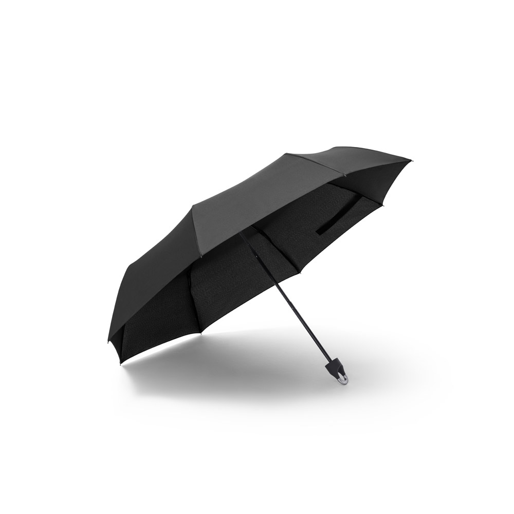 Guarda-chuva dobrável de 21'' em poliéster 100% reciclado pongee 190T