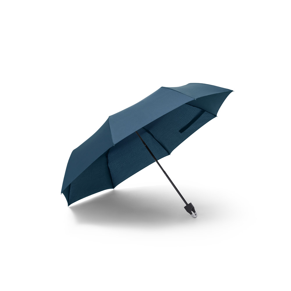 Guarda-chuva dobrável de 21'' em poliéster 100% reciclado pongee 190T