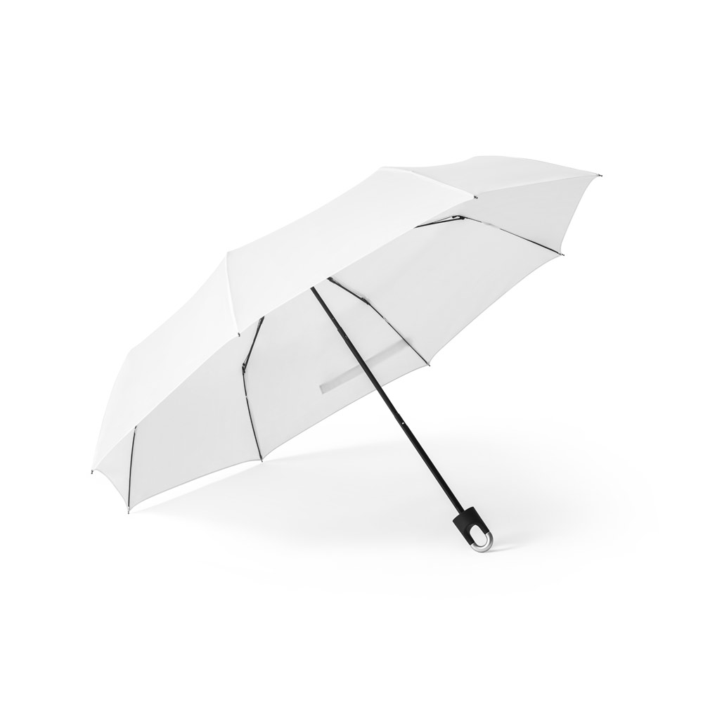 Guarda-chuva dobrável de 21'' em poliéster 100% reciclado pongee 190T