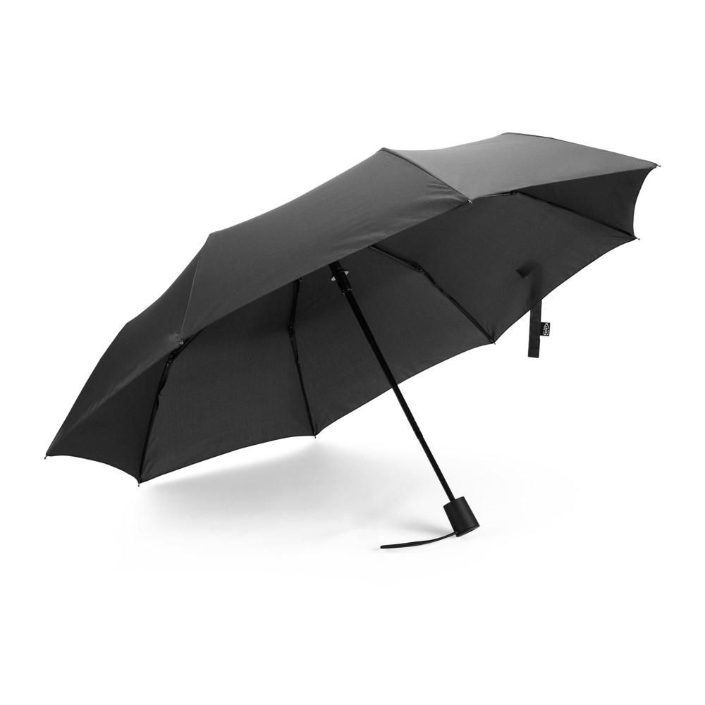 Guarda-chuva 2 em 1 com sacola de compras em poliéster reciclado incluído