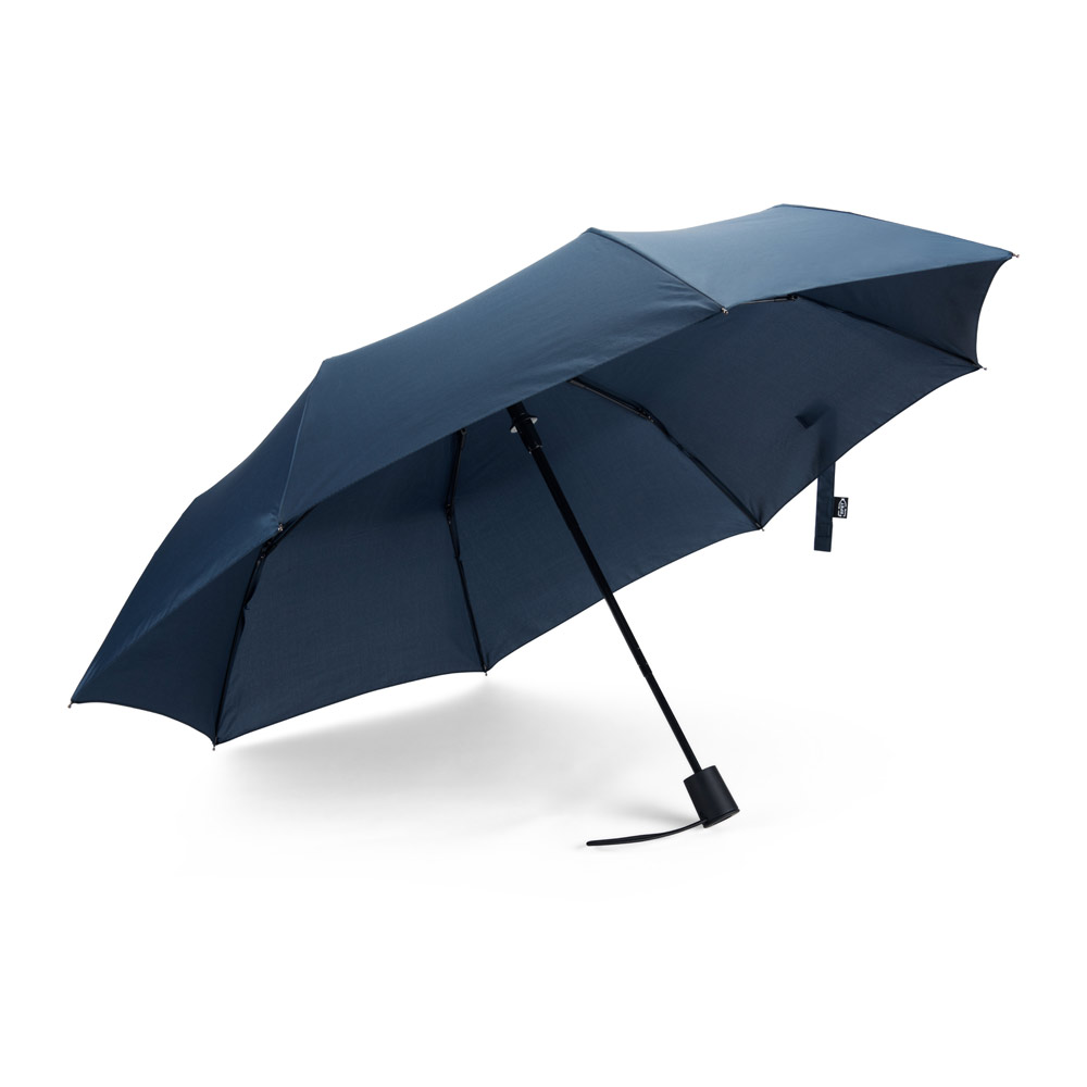 Guarda-chuva 2 em 1 com sacola de compras em poliéster reciclado incluído