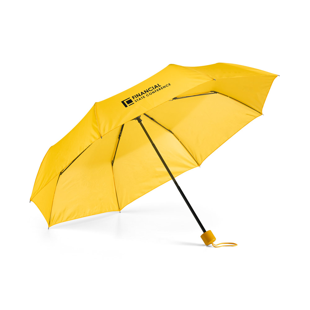 Guarda-chuva em poliéster 190T dobrável