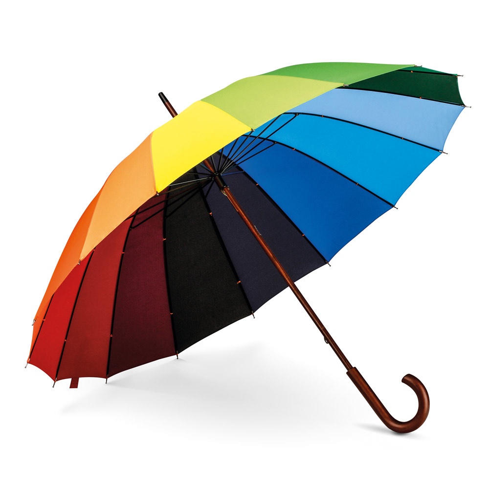 Guarda-chuva arco-íris em 190T pongee