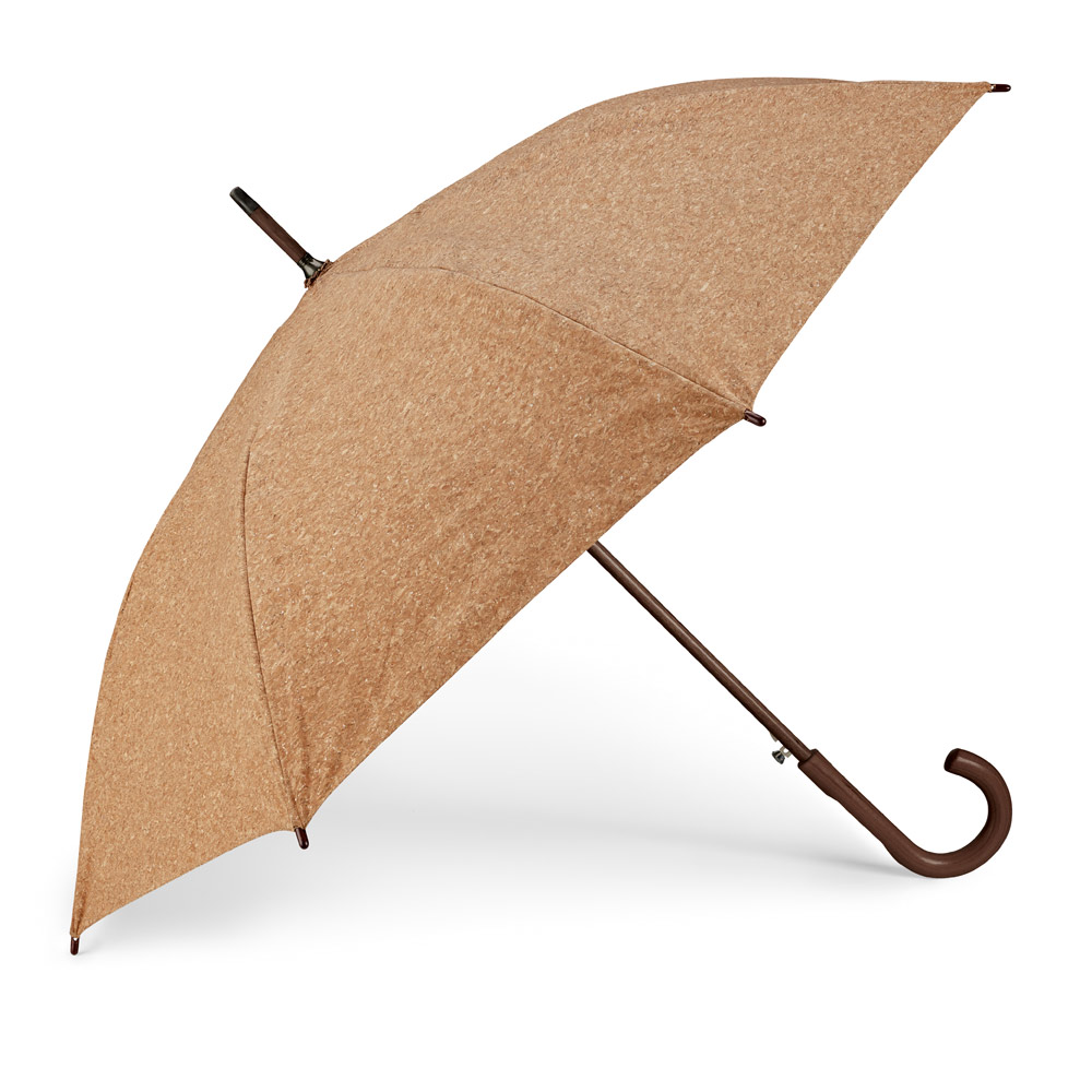 Guarda-chuva em cortiça com abertura automática