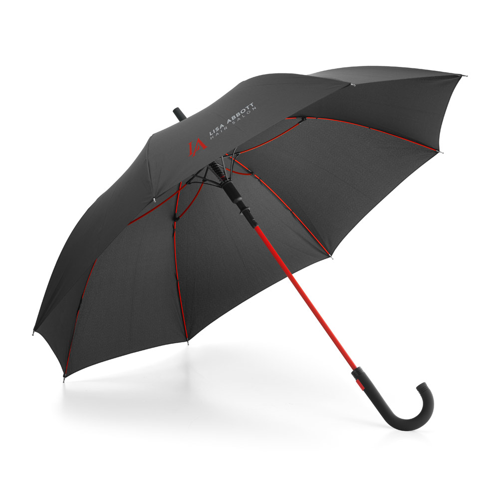 Guarda-chuva em pongee 190T com abertura automática