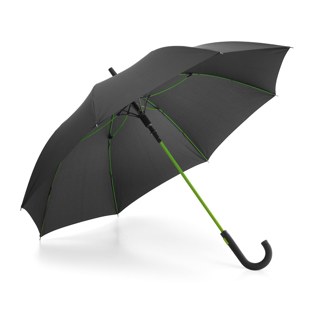 Guarda-chuva em pongee 190T com abertura automática
