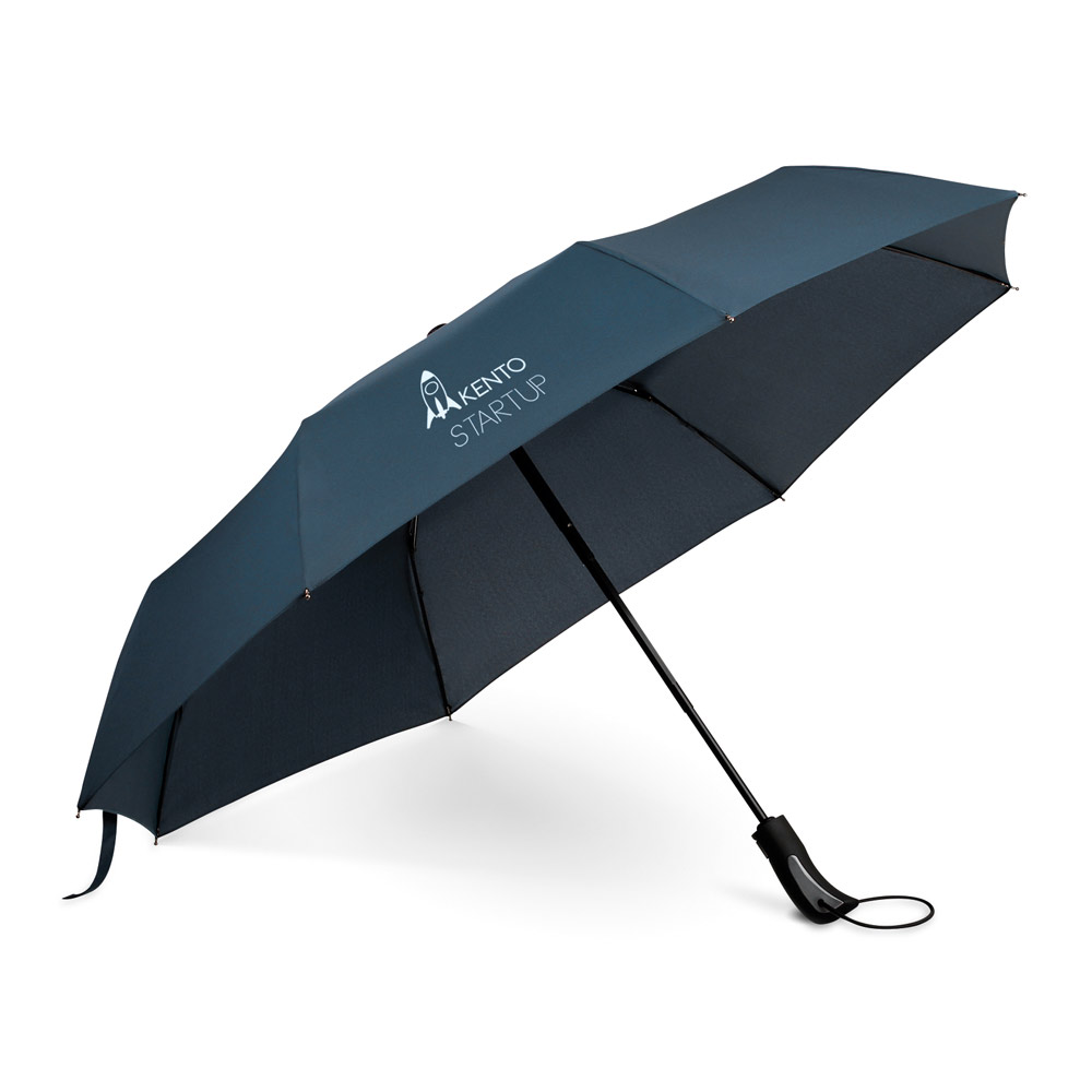 Guarda-chuva dobrável em 190T pongee com abertura automática