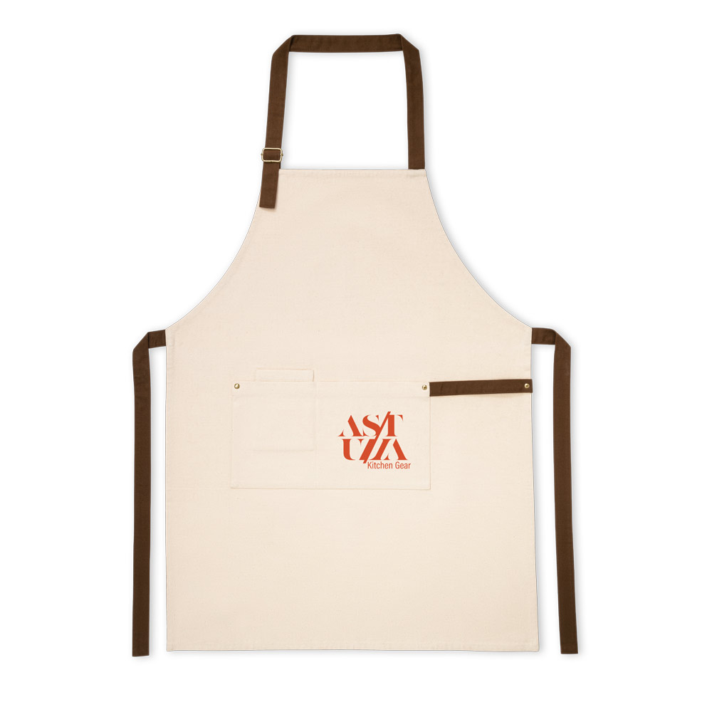 Avental 100% algodão canvas (320 g/m²)